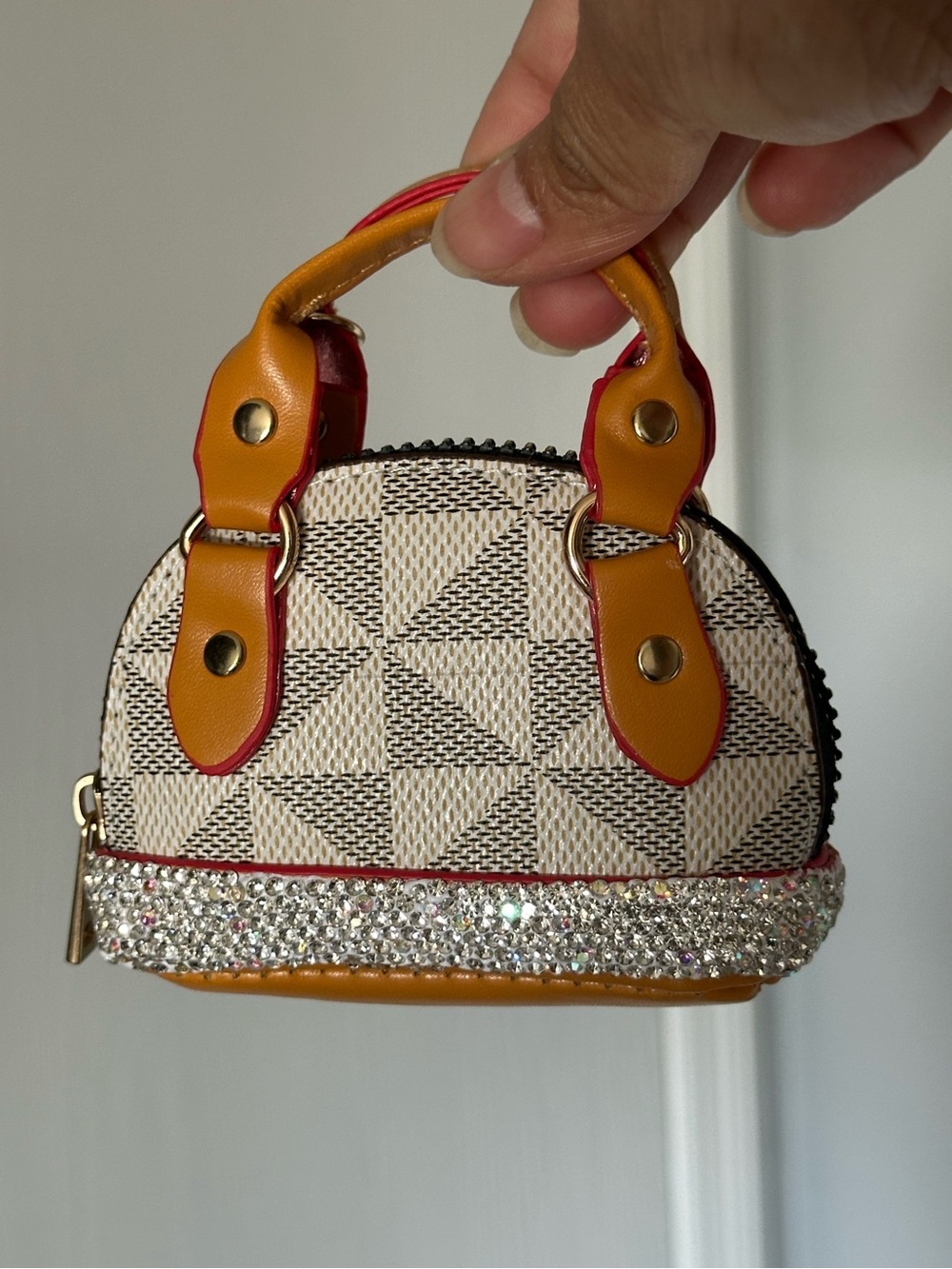 Fashion Micro coin purse Keychain Charm